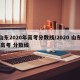 山东2020年高考分数线/2020 山东 高考 分数线