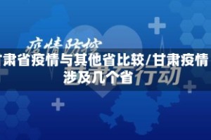 甘肃省疫情与其他省比较/甘肃疫情涉及几个省