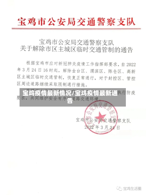 宝鸡疫情最新情况/宝鸡疫情最新通告-第1张图片