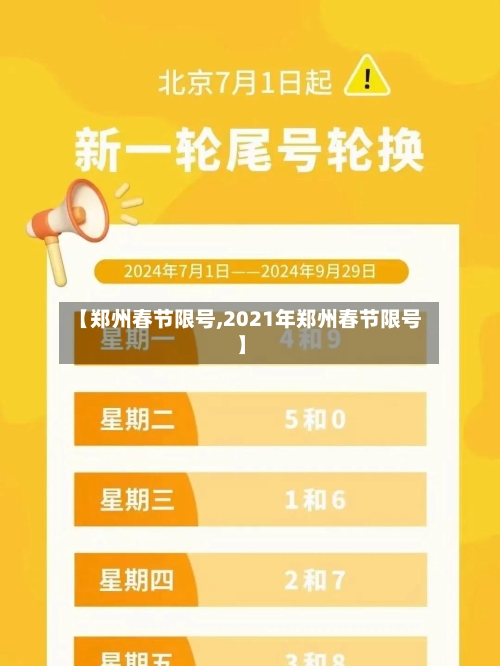 【郑州春节限号,2021年郑州春节限号】-第2张图片
