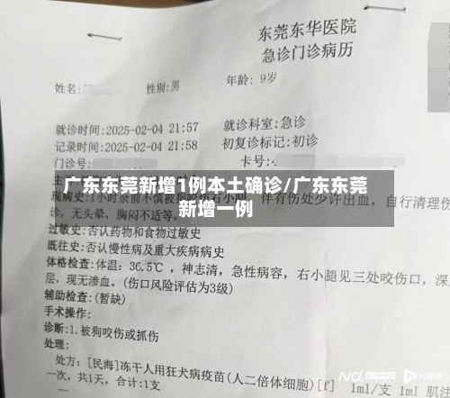 广东东莞新增1例本土确诊/广东东莞新增一例-第2张图片